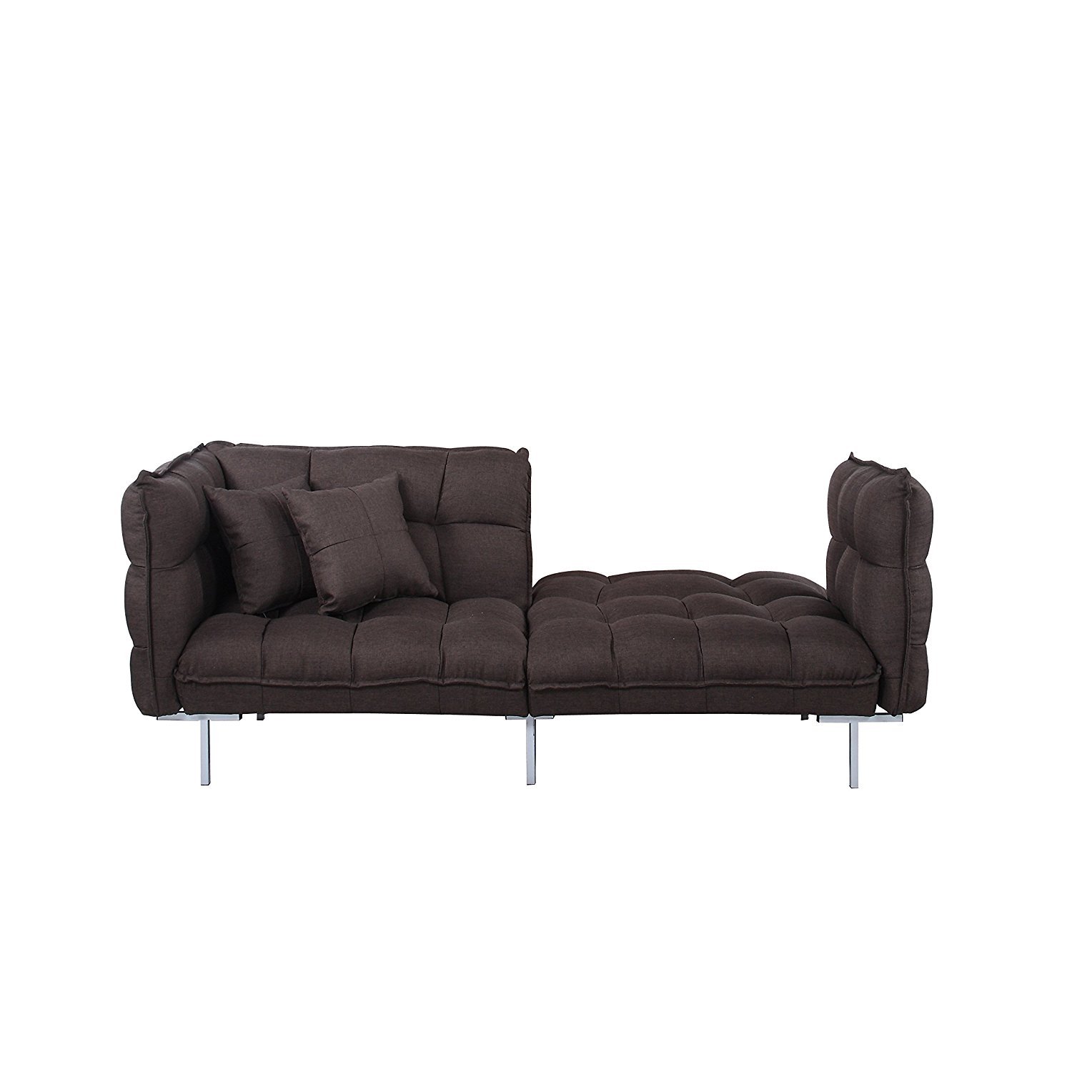 New Click Clack Futon Sofa Bed With Adjule Arms In Black Red New Click Clack Futon Sofa Bed With