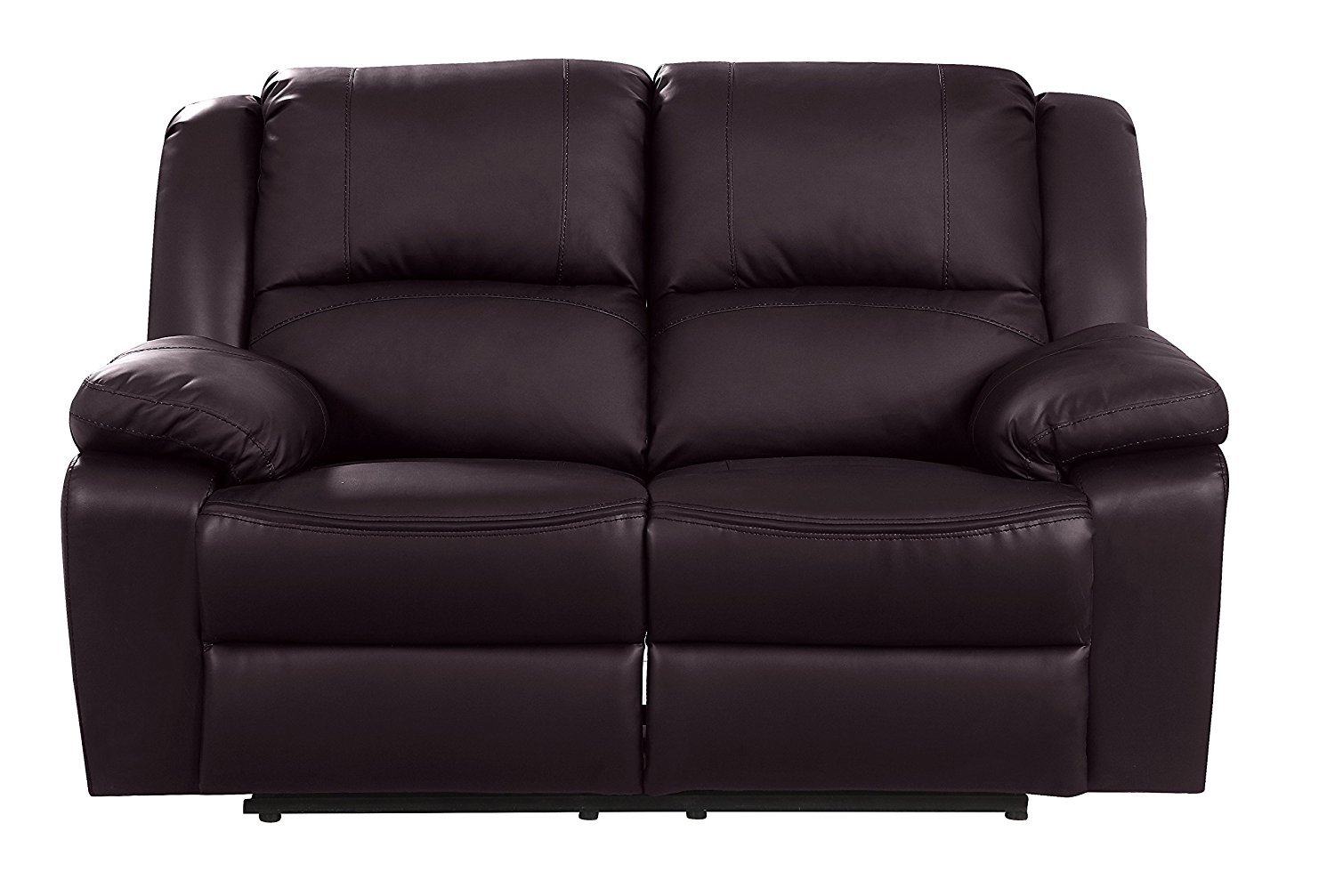 Details About Brown Modern Recliner Sofa 2 Seater Overstuffed Loveseat Living Room Details About Brown Modern Recliner Sofa 2 Seater Overstuffed Loveseat Living Room