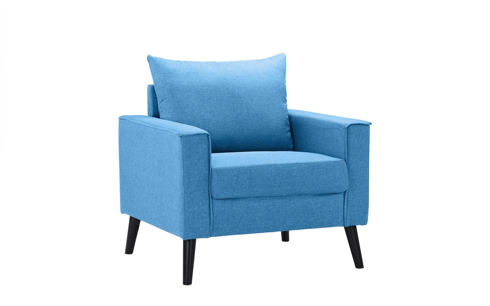 Details About Sky Blue Light Office Chair Living Room Armchair Accent Chairs Fabric