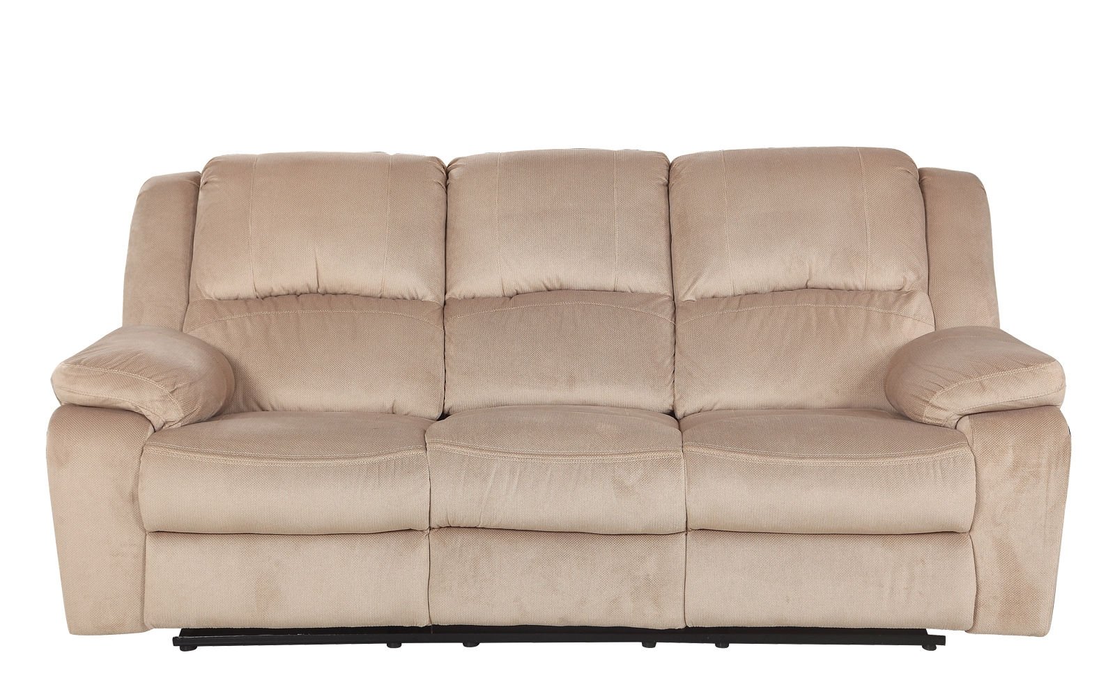 Double Recliner Sofa Living Room Microfiber Reclining 3 Details About Double Recliner Sofa Living Room Microfiber Reclining 3 Seater Beige