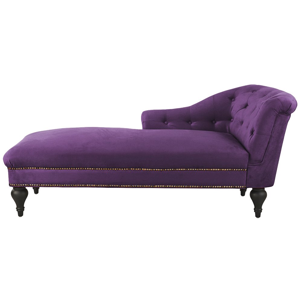 Victorian Chaise Lounge for Living Room/Bedroom Velvet ...