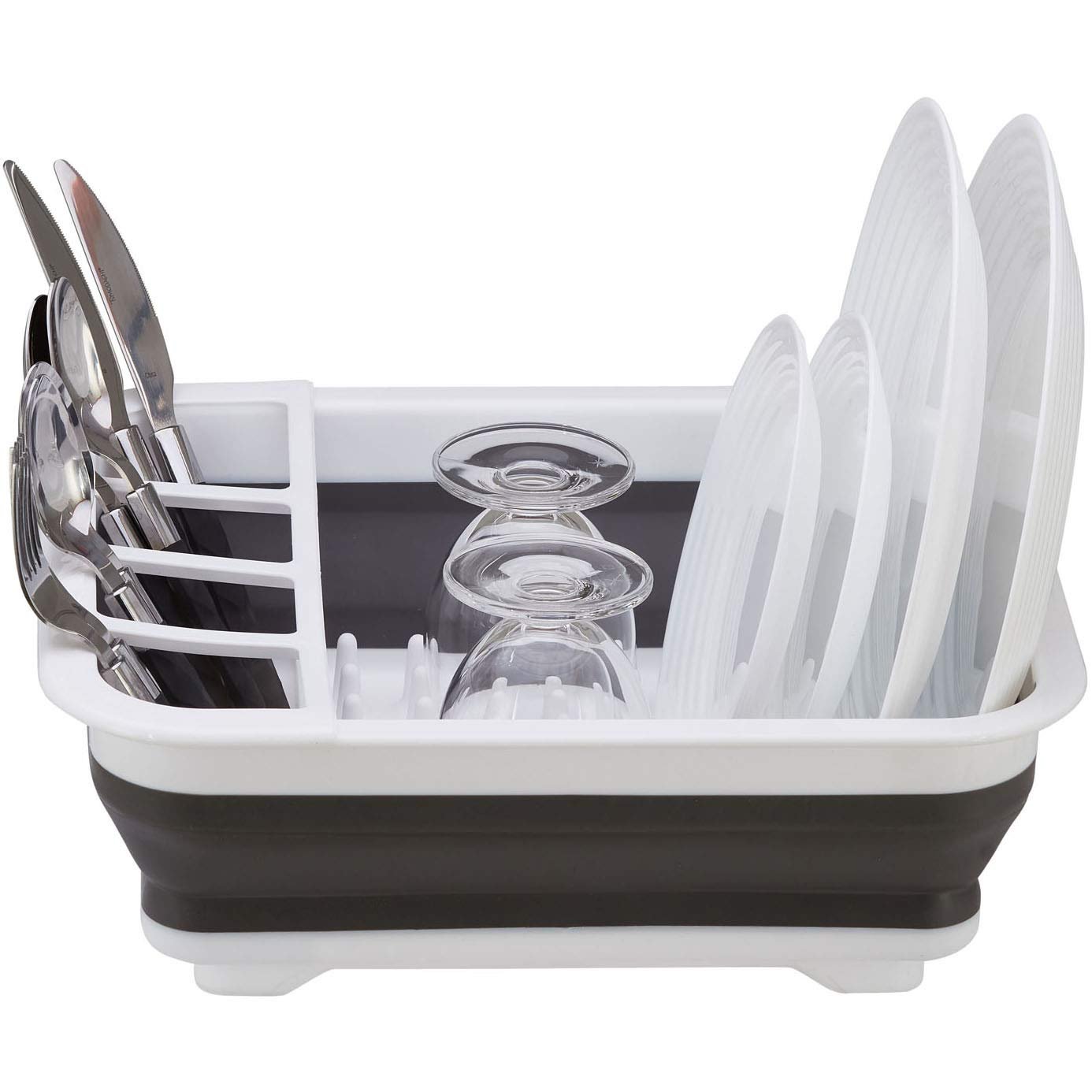 collapsible sink dish rack