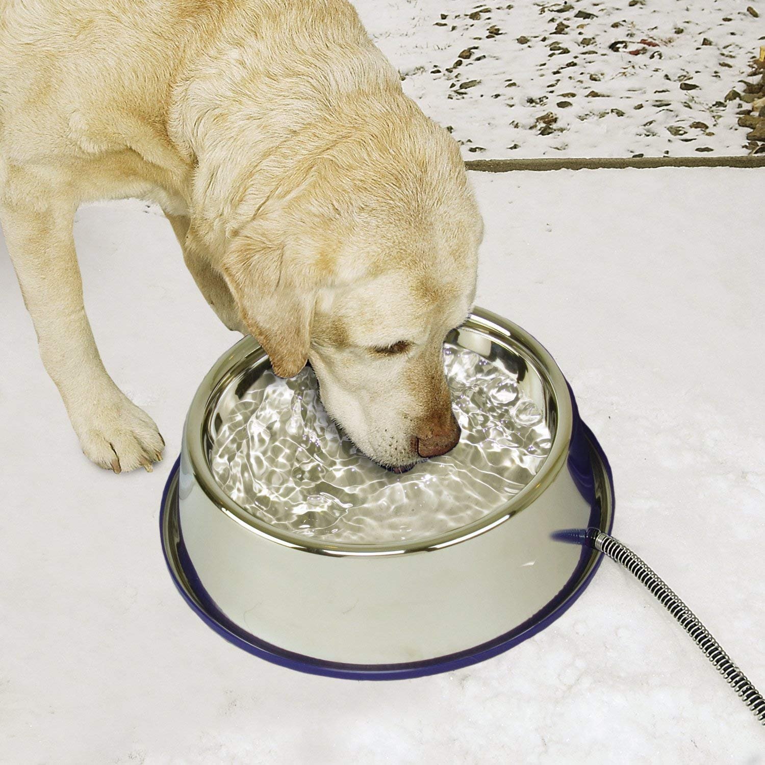 K\u0026H Pet Products Thermal-Bowl Outdoor Heated Water Bowl - Ice Free ...