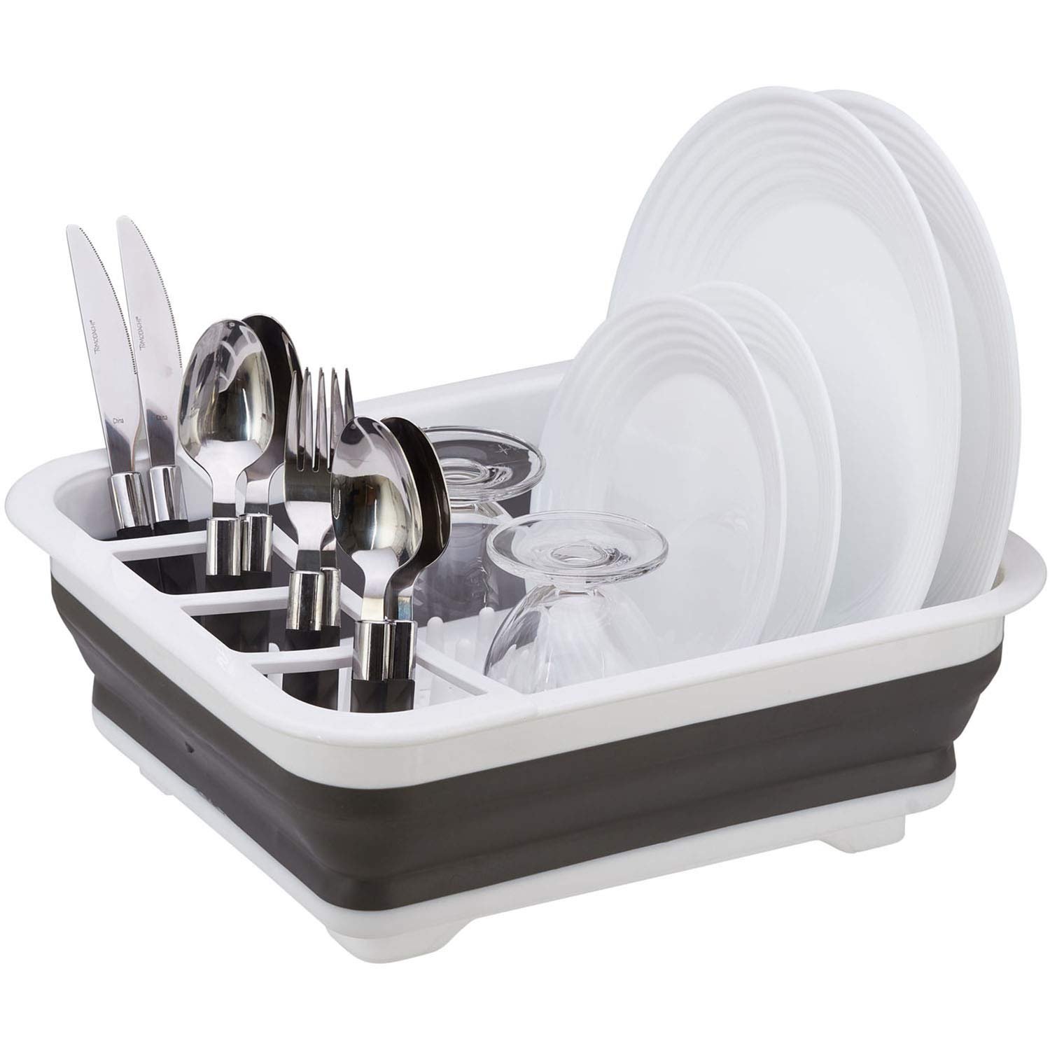 collapsible sink dish rack