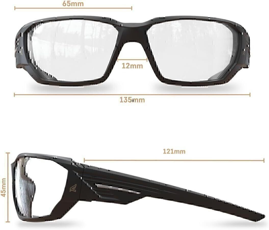 EDGE XD411VS Wrap-Around Frame Safety Glasses Premium Anti-Fog Anti-Scratch