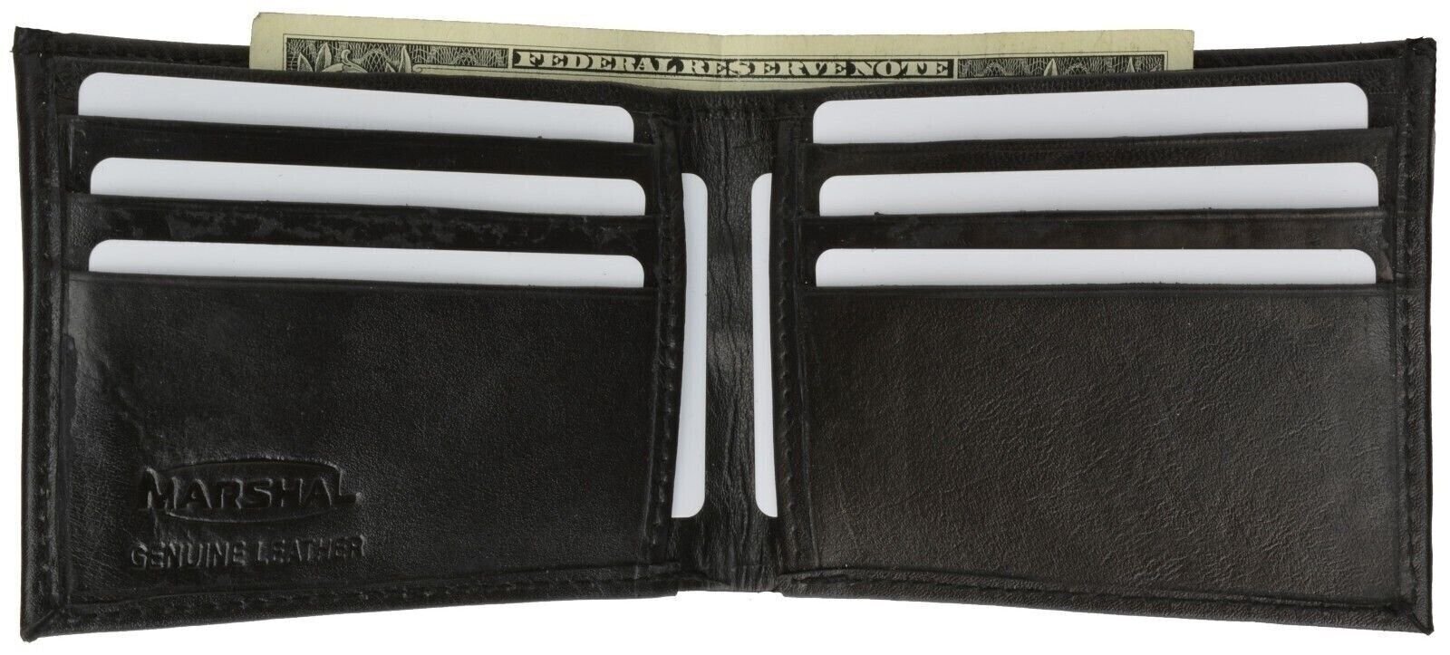 Mens Genuine Leather Wallet Bifold Slim NEW
