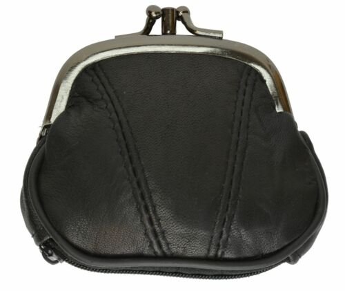 Coin Purse Double Frame with Zipper Pocket by Marshal - Picture 12 of 17