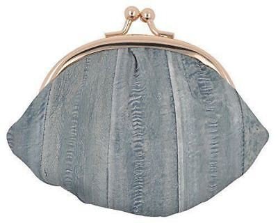 NEW WOMEN'S WATERPROOF EEL SKIN SMALL COIN CHANGE PURSE WALLET - Picture 8 of 11