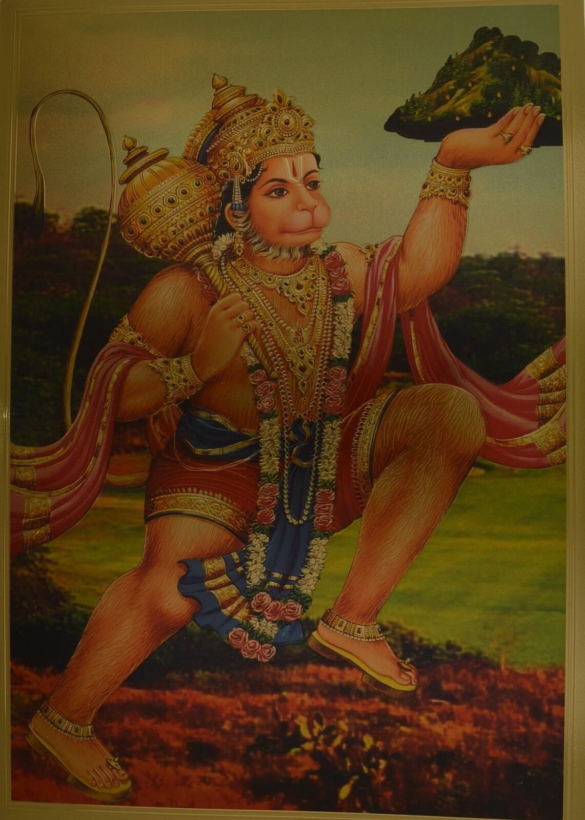 Marshal Lord Hanuman/Chiranjeevi / / Shri Anjaneya Poster Size 8.5