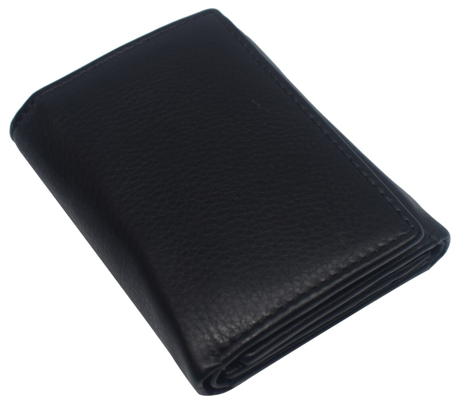 Real Leather Slim Wallets S7 Men Trifold Mens Wallet W/ ID Window RFID Blocking