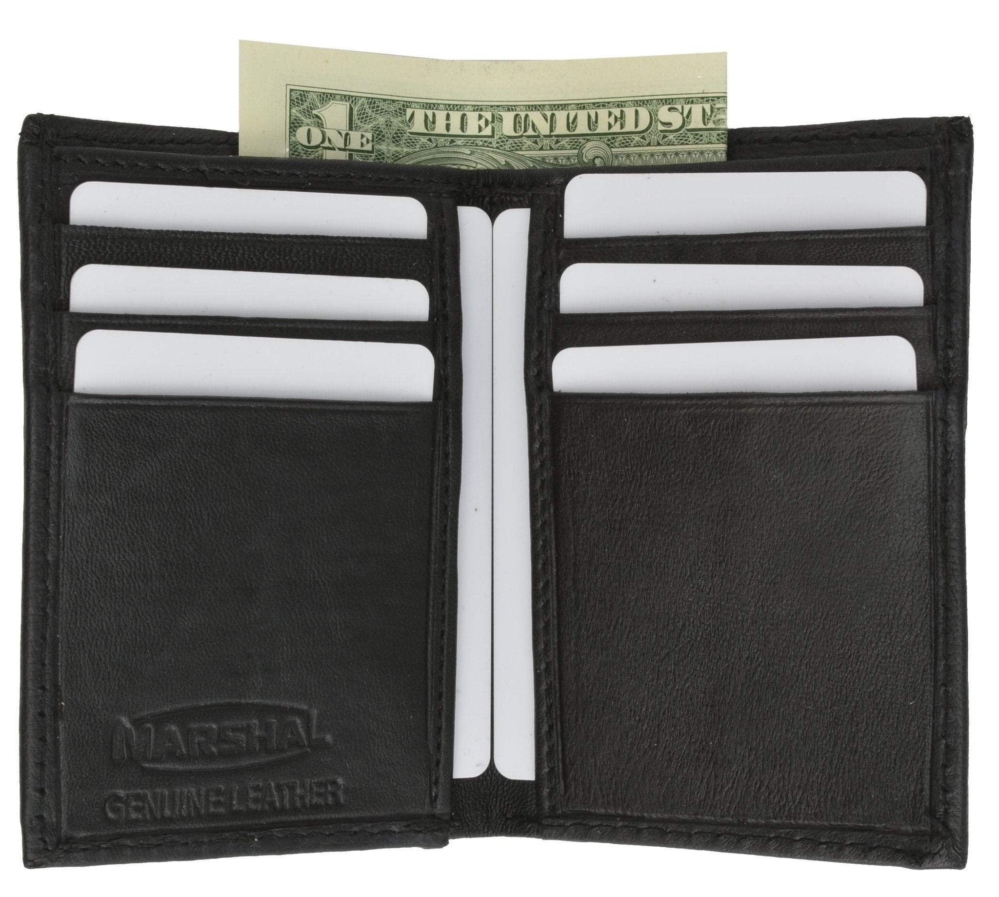 RFID Blocking Slim Thin Mens Bifold Premium Leather ID Wallet Card Holder RFID P 71 (C)