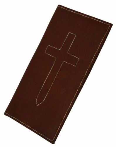 Leatherboss Handcrafted Genuine Soft Leather Checkbook Cover For Men - Green