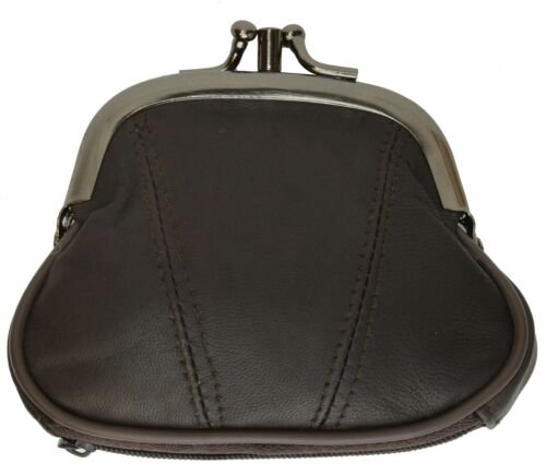Coin Purse Double Frame with Zipper Pocket by Marshal - Picture 15 of 17
