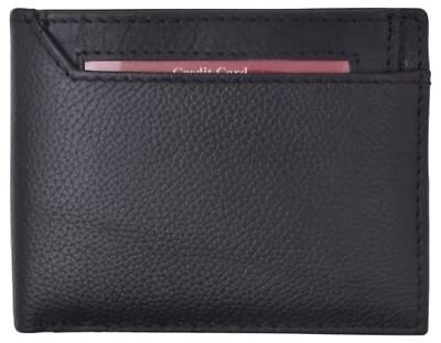 Mens Bifold Leather RFID Wallet with Removable Front ID Window Credit Card Holde - Picture 9 of 9
