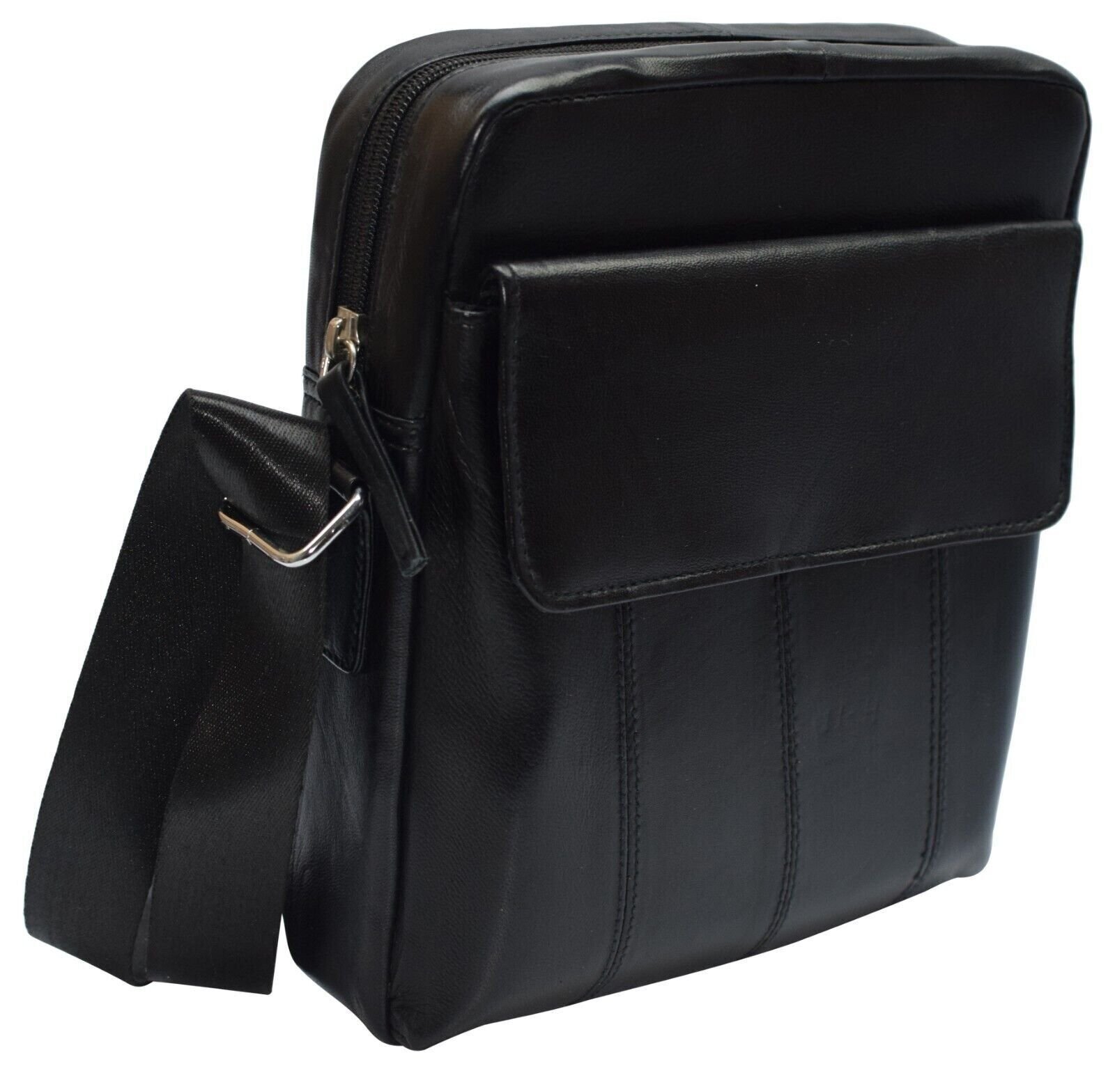 Crossbody Bag for Men Genuine Leather Mens Shoulder Handbag for Travel, Office