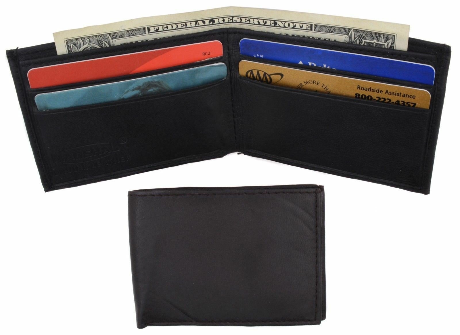 KIDS WALLET SMALL BIFOLD NEW BLACK VERY CUTE WALLET GIFT IDEA FREE SHIPPING