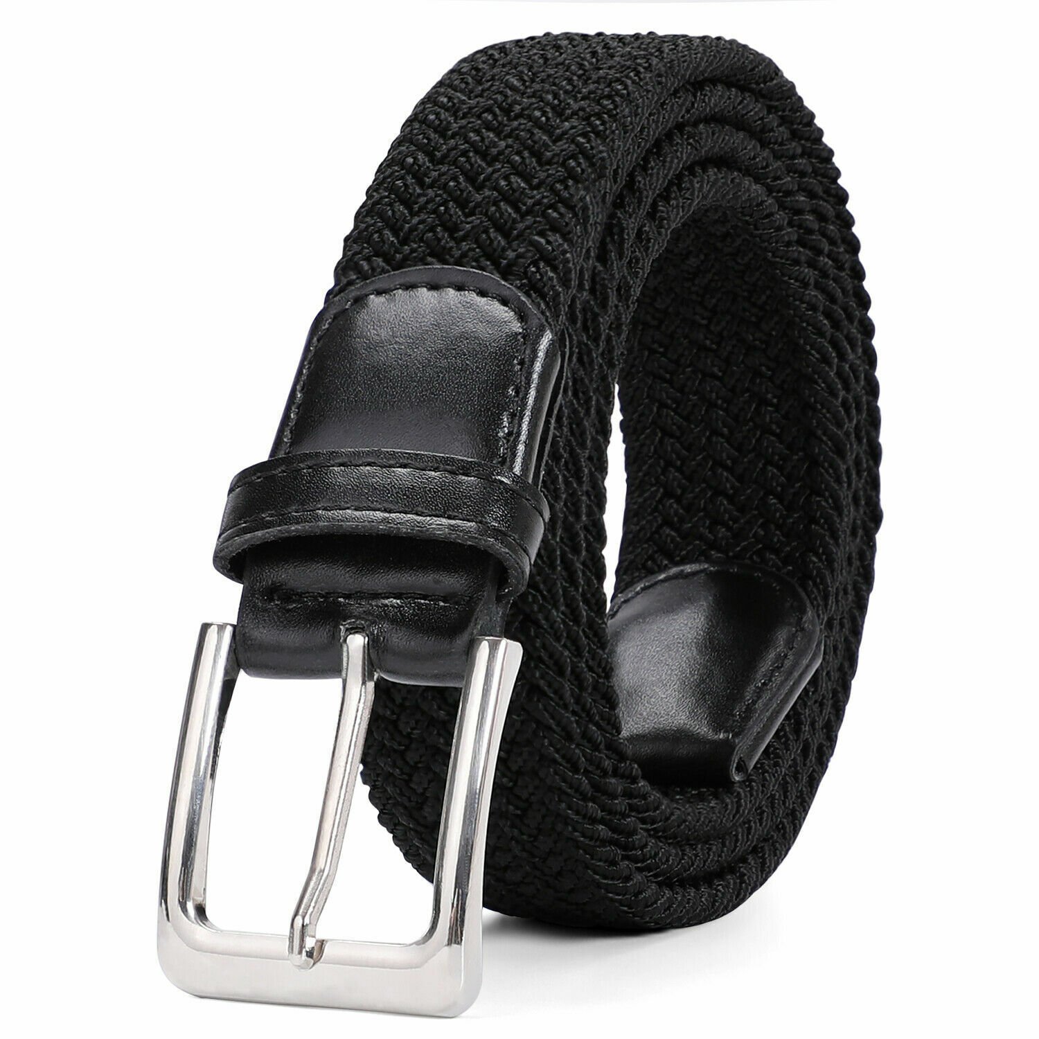 Elastic Fabric Braided Belt,Enduring Stretch Woven Belt for Unisex Men/Women/Jun