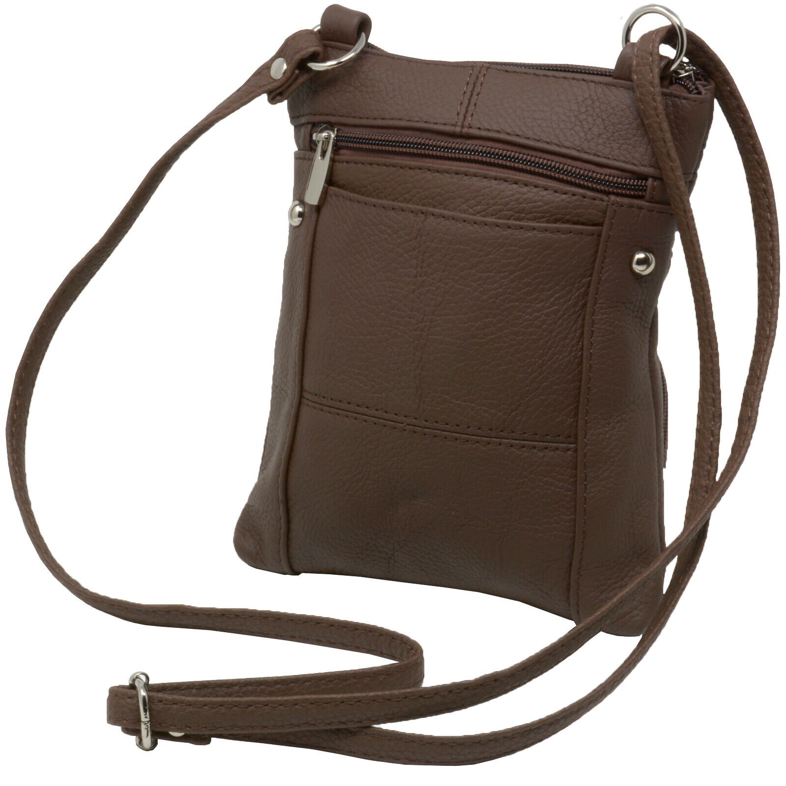 Leather Shoulder Bag Handbag Purse Cross Body Organizer Wallet Multi ...