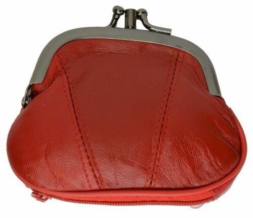 Coin Purse Double Frame with Zipper Pocket by Marshal - Picture 16 of 17