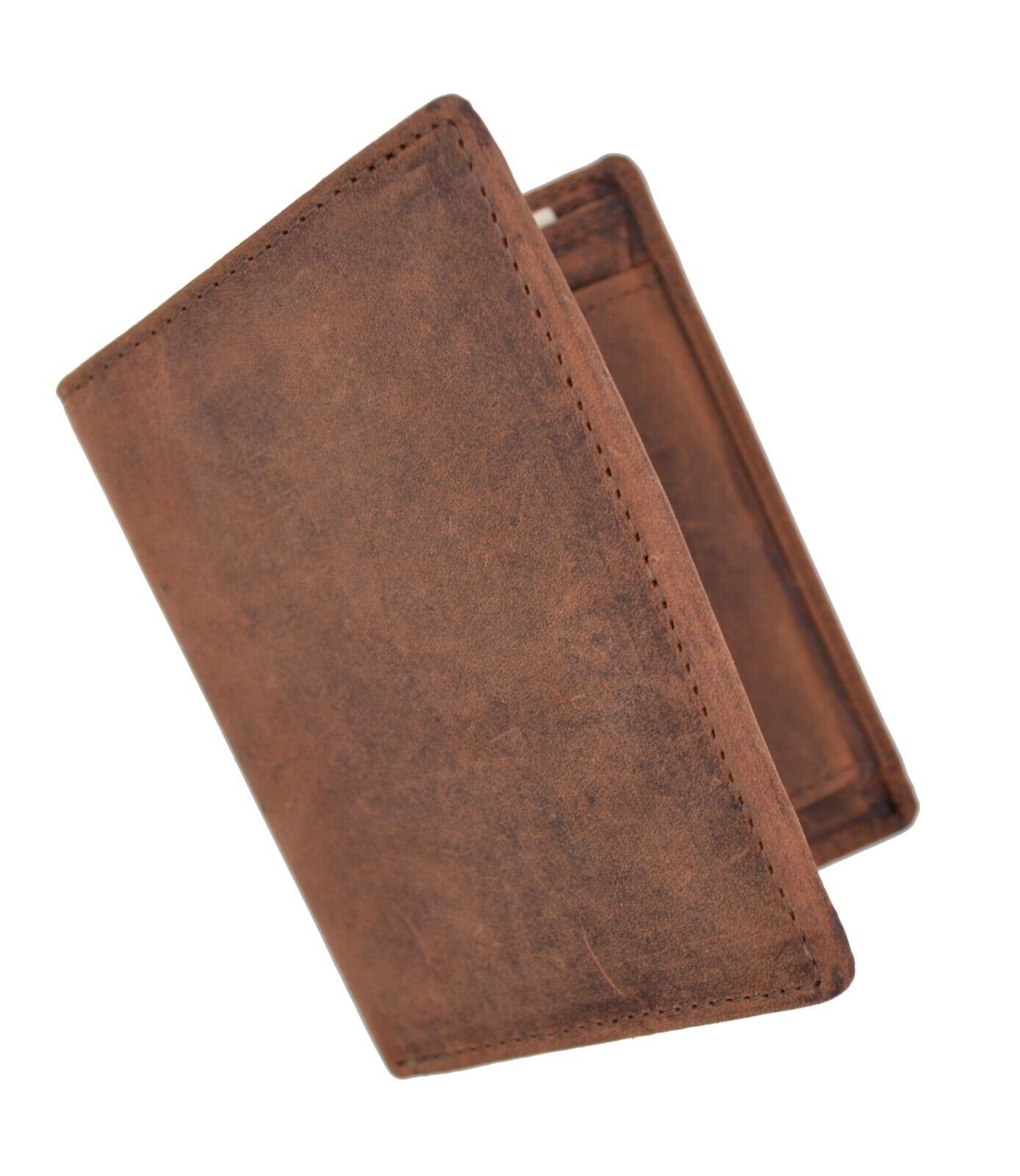RFID Blocking Premium Leather European Style Bifold Trifold Wallet W/ ID Window - Picture 17 of 19