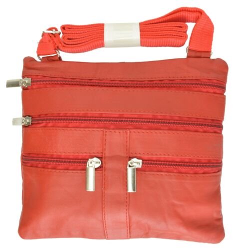 Marshal Leather Women Travel Cross Body Bag Shoulder Bag 5 Pocket Organizer Hand
