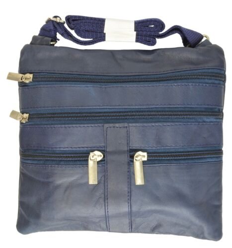 Marshal Leather Women Travel Cross Body Bag Shoulder Bag 5 Pocket Organizer Hand