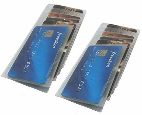 Set of 2 Clear Premium Quality Checkbook Wallet Insert from Swiss Marshall