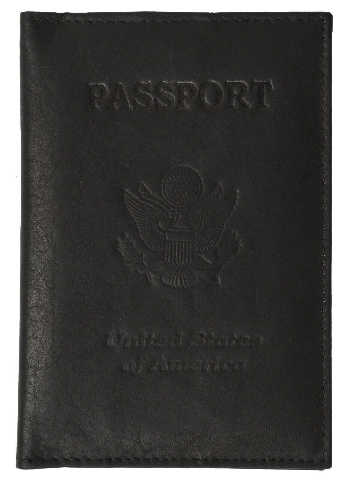 New USA Leather passport cover wallet Pass port case card ATM ID Holder