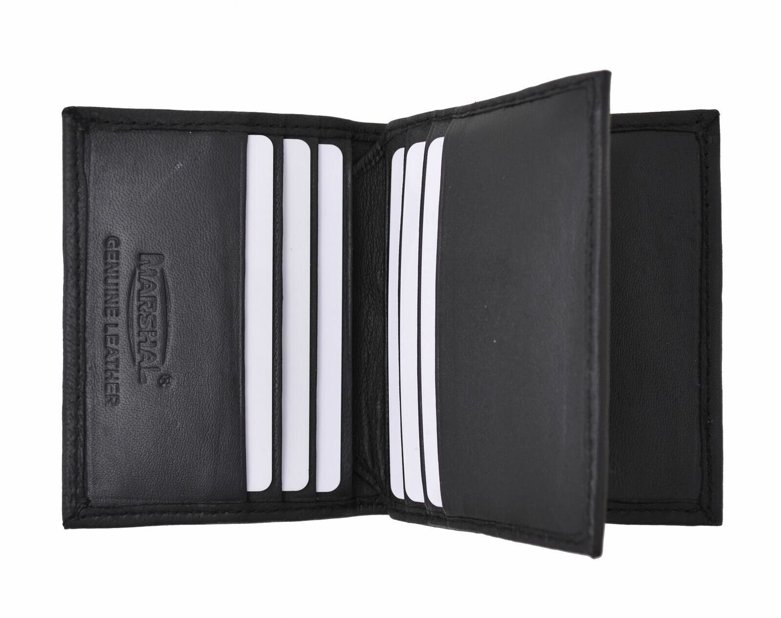 MENS RFID BLOCKING REAL LEATHER SMALL WALLET PURSE MULTI CREDIT CARD HOLDER