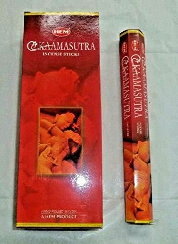 Hem Kaamasutra Incense Bulk 6 x 20 Stick Box, 120 Sticks (Kamasutra)
