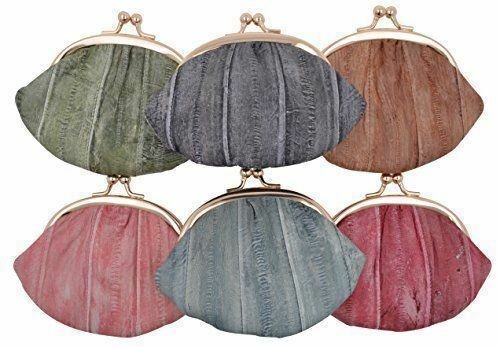 NEW WOMEN'S WATERPROOF EEL SKIN SMALL COIN CHANGE PURSE WALLET