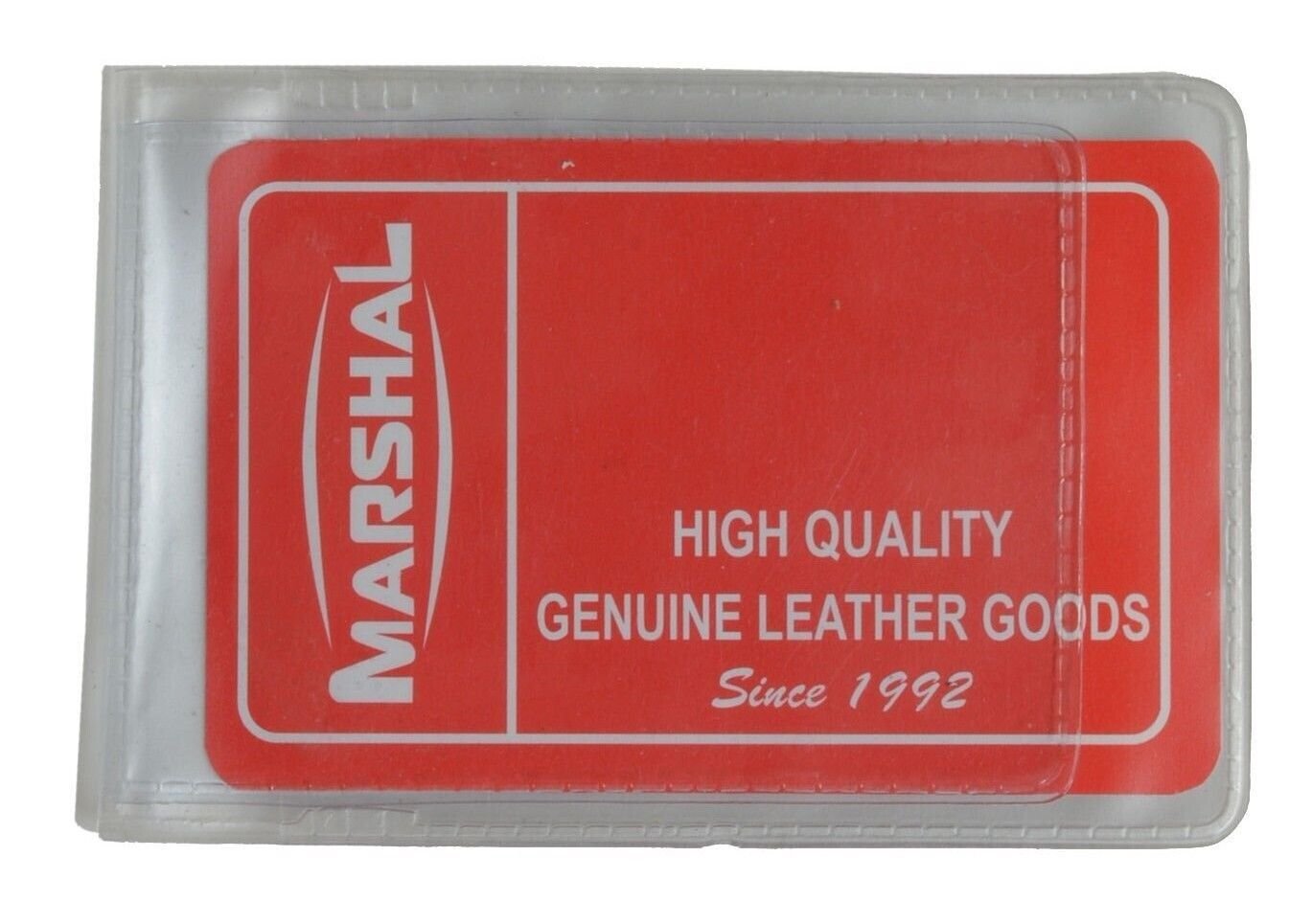 Set of 2 PLASTIC 6 PAGE WALLET INSERT for BIFOLD CARD CASE