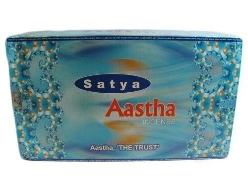 Aastha - Box of Twelve 15 Gram Boxes - Satya Sai Baba Incense