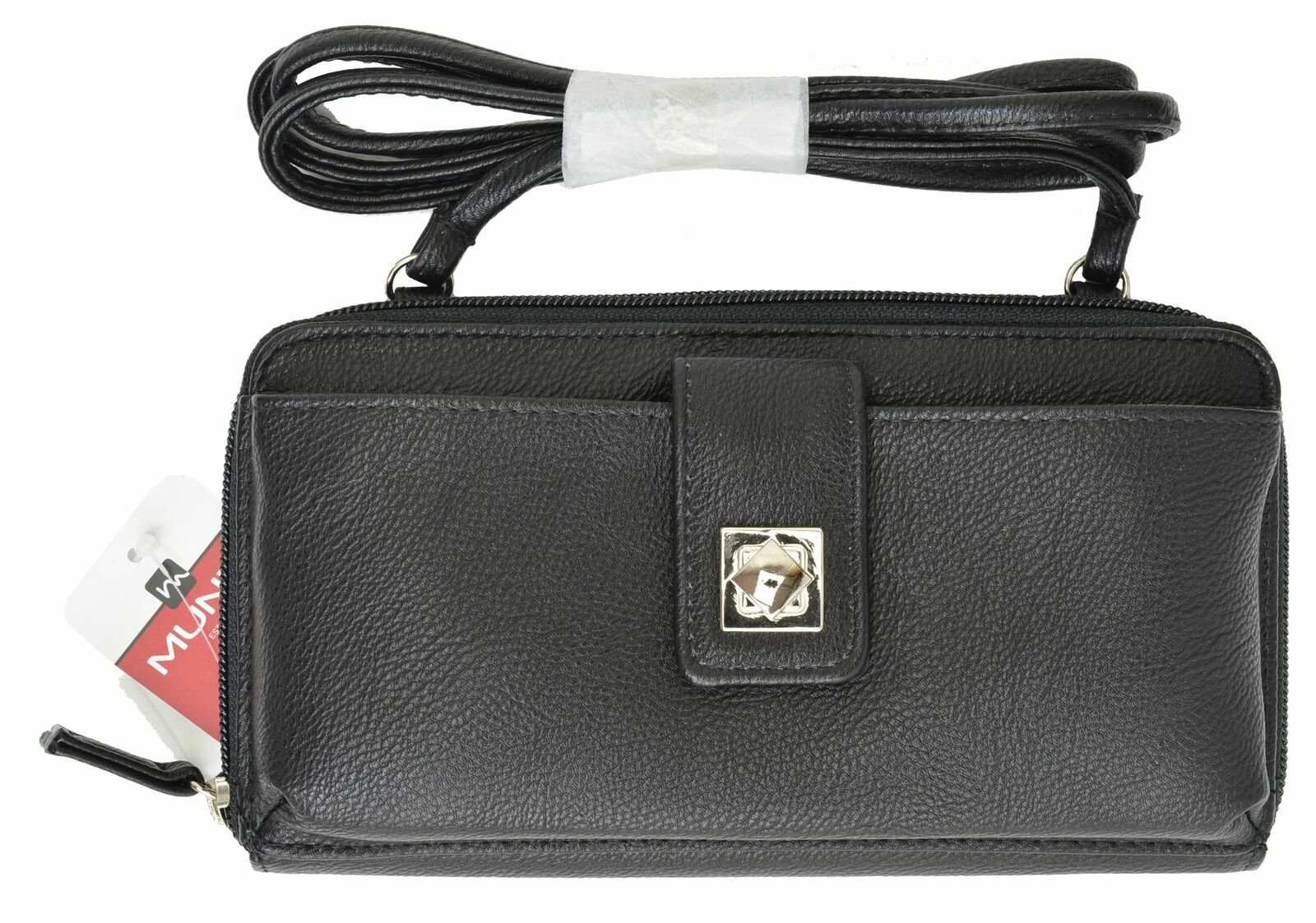 Mundi Women's Soft Zippered Organizer Purse Wallet With Tab