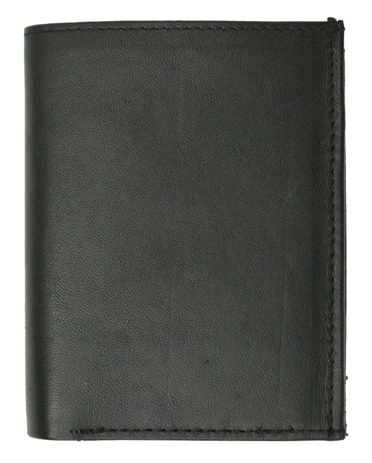 RFID Blocking Premium Leather European Style Bifold Trifold Wallet W/ ID Window - Picture 8 of 19