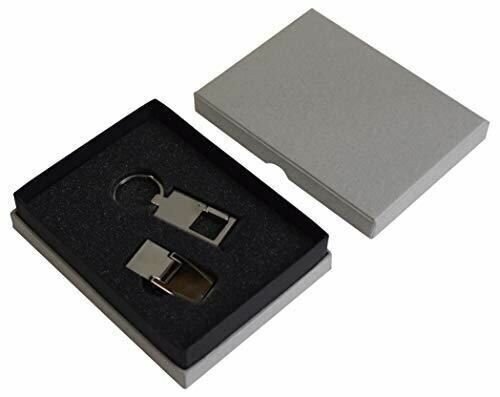 Men's Stainless Steel Slim Money Clip & Key Chain Combo Wallet Credit Card Key H