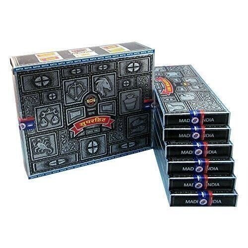 Satya Super Hit Incense Sticks Pack of 6 Incense Sticks Boxes 100gms Each Reduce