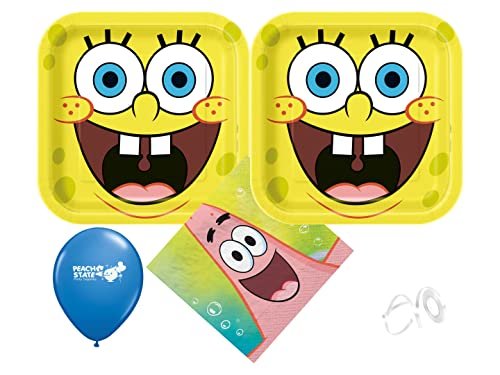 Spongebob Birthday Party Supplie, Spongebob Tableware