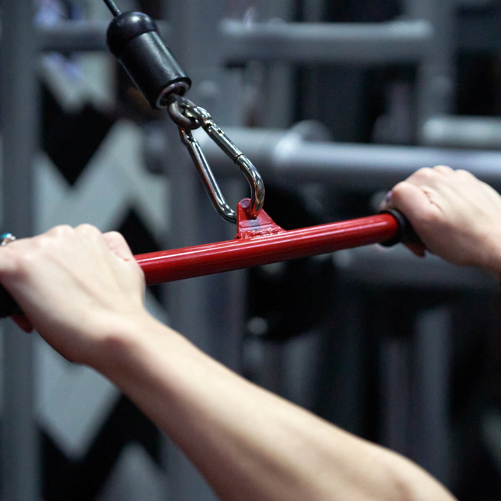 MULTI GYM CABLE MACHINE ATTACHMENT SINGLE/DOUBLE STIRRUP/SEATED ROW HANDLE GRIP - Picture 64 of 72