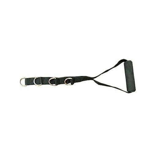 MULTI GYM CABLE MACHINE ATTACHMENT SINGLE/DOUBLE STIRRUP/SEATED ROW HANDLE GRIP - Picture 46 of 72
