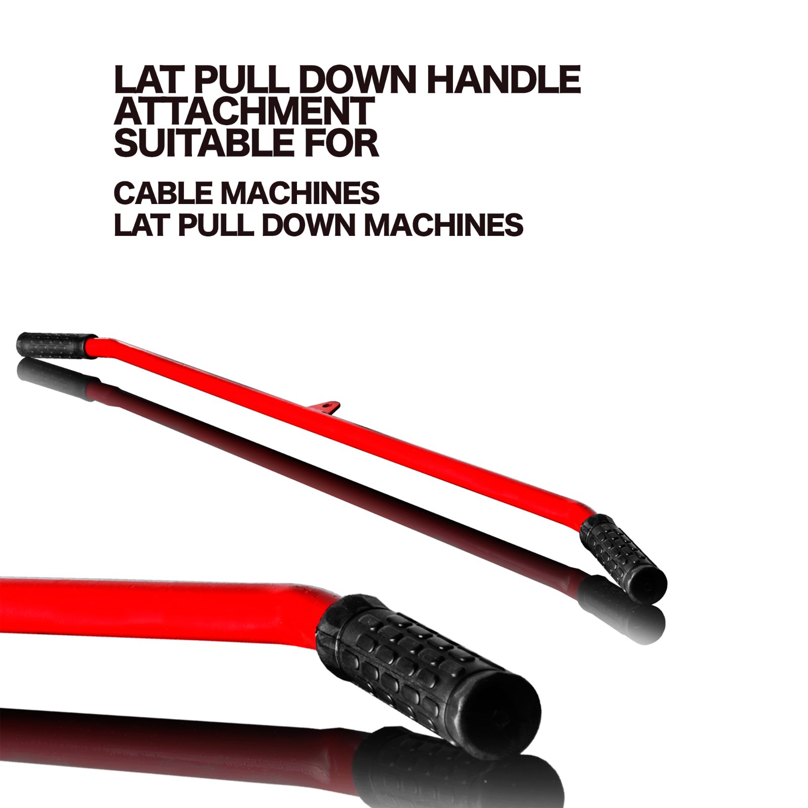 MULTI GYM CABLE MACHINE ATTACHMENT SINGLE/DOUBLE STIRRUP/SEATED ROW HANDLE GRIP - Picture 32 of 72