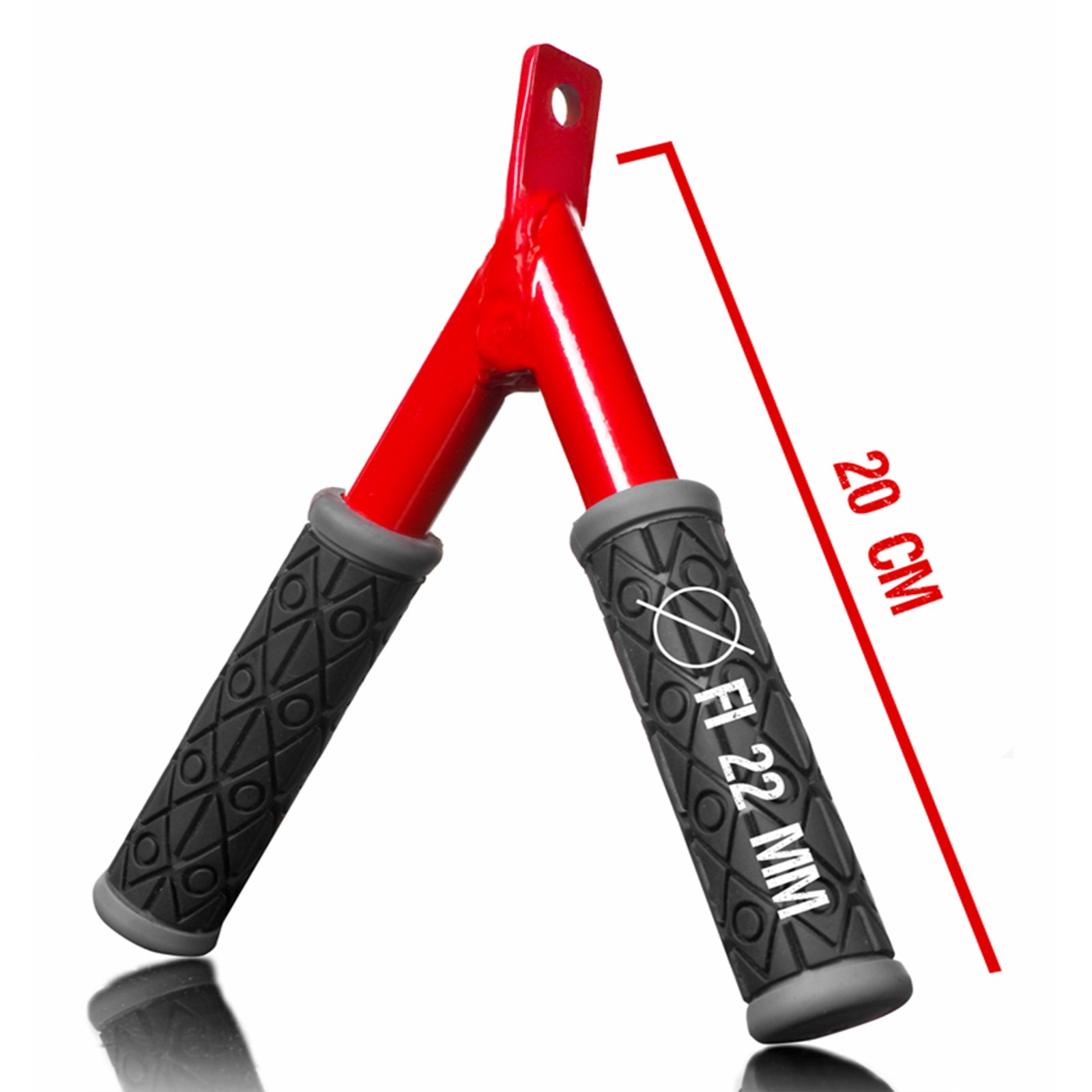 MULTI GYM CABLE MACHINE ATTACHMENT SINGLE/DOUBLE STIRRUP/SEATED ROW HANDLE GRIP - Picture 53 of 72