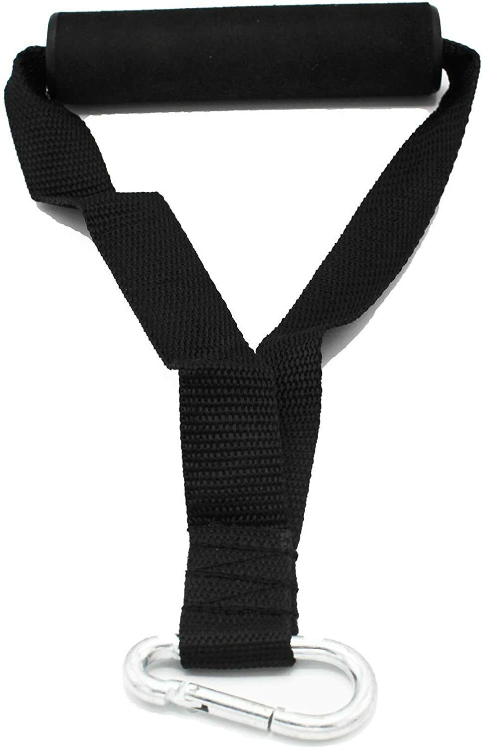MULTI GYM CABLE MACHINE ATTACHMENT SINGLE/DOUBLE STIRRUP/SEATED ROW HANDLE GRIP - Picture 43 of 72