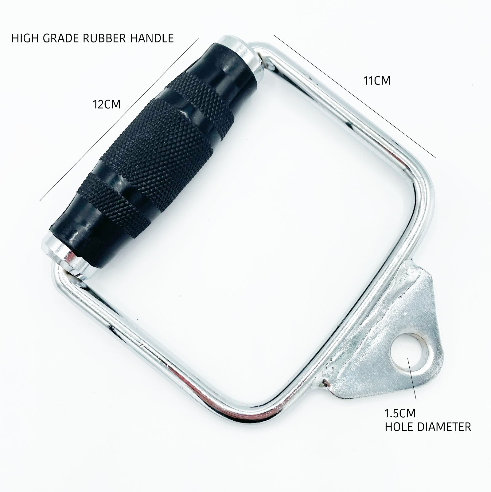 MULTI GYM CABLE MACHINE ATTACHMENT SINGLE/DOUBLE STIRRUP/SEATED ROW HANDLE GRIP - Picture 21 of 72