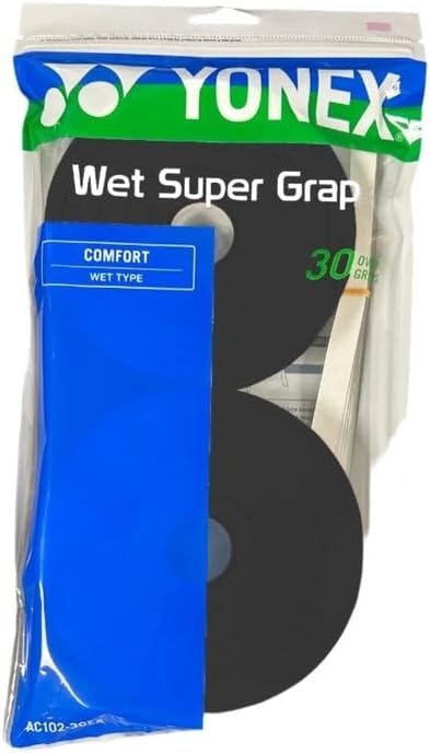 YONEX Wet Super GRAP 30 Grips- Enhanced Tack & Control (Assorted Colors) - Picture 6 of 10