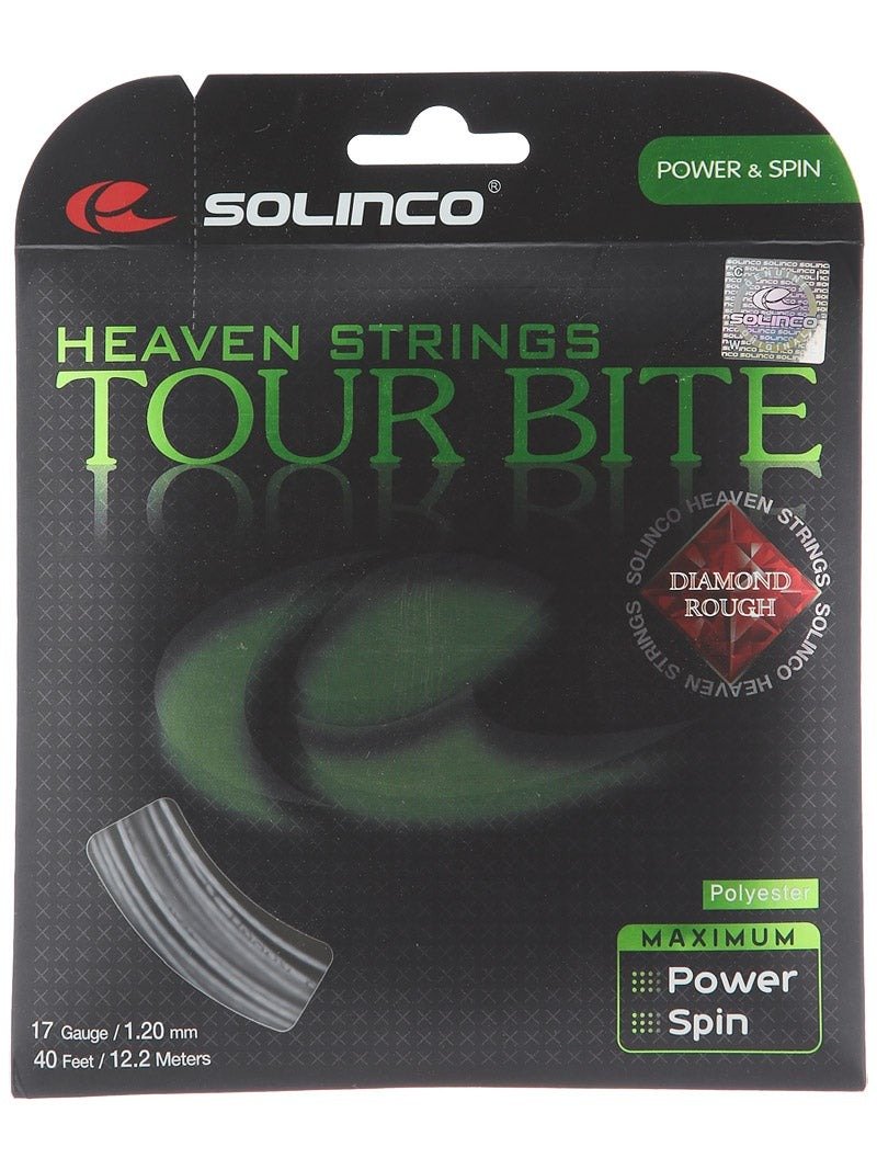 Solinco Tour Bite Diamond Rough Tennis String - More Feel, More Bite, More Spin - Picture 8 of 8
