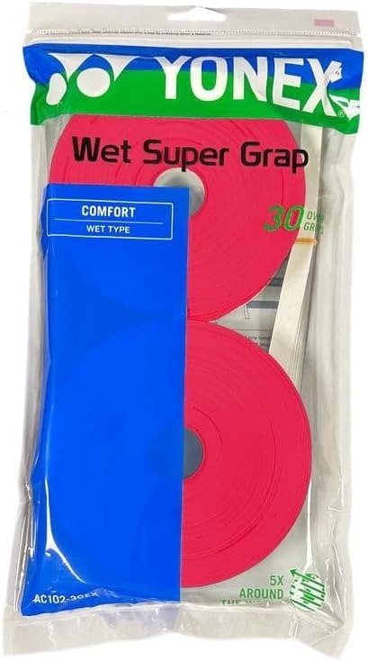 YONEX Wet Super GRAP 30 Grips- Enhanced Tack & Control (Assorted Colors) - Picture 8 of 10