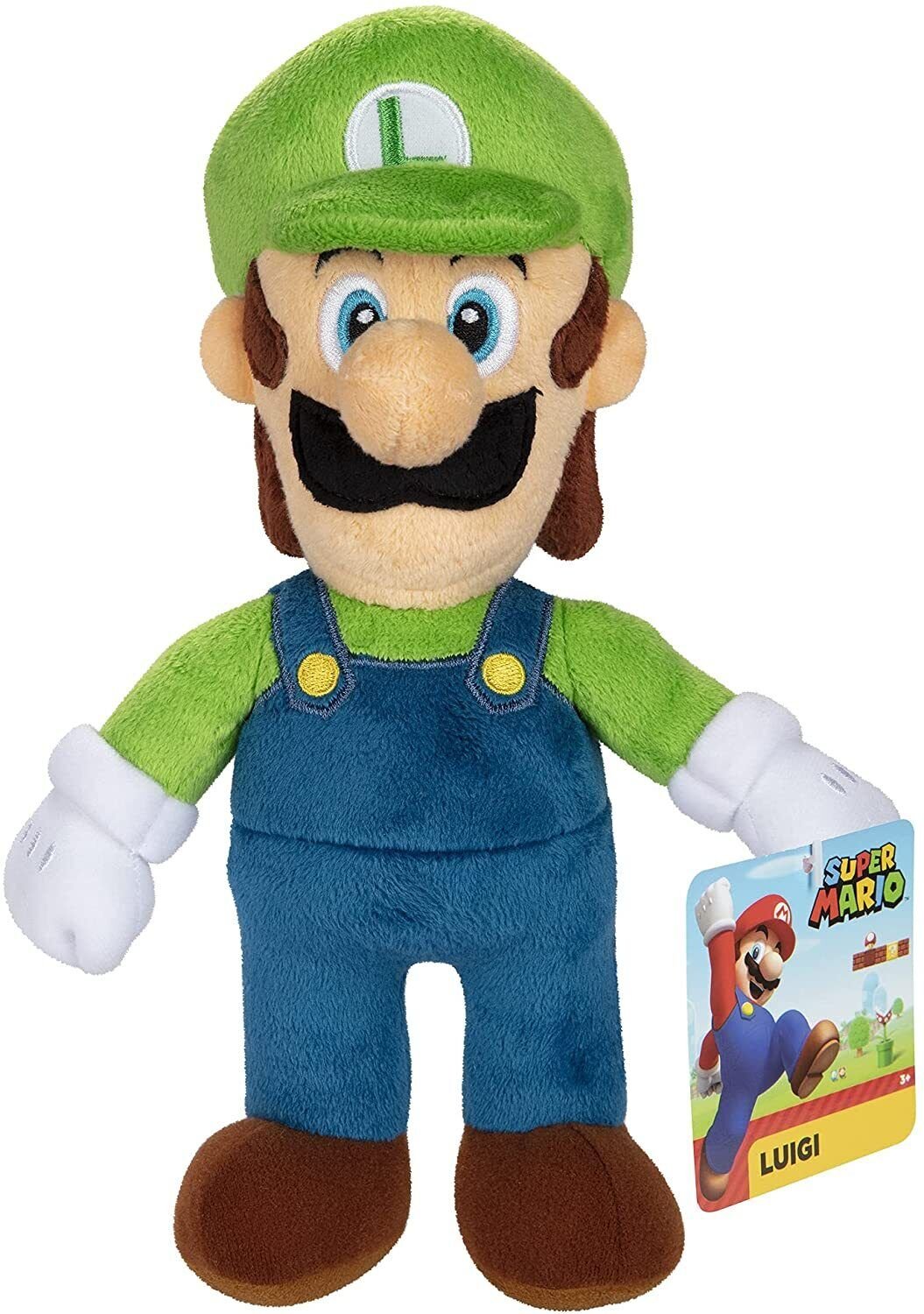 Super Mario Gmsm6p01luiginew Bros – Licence Officielle Nintendo 24 cm Luigi  en peluche : : Jeux et Jouets