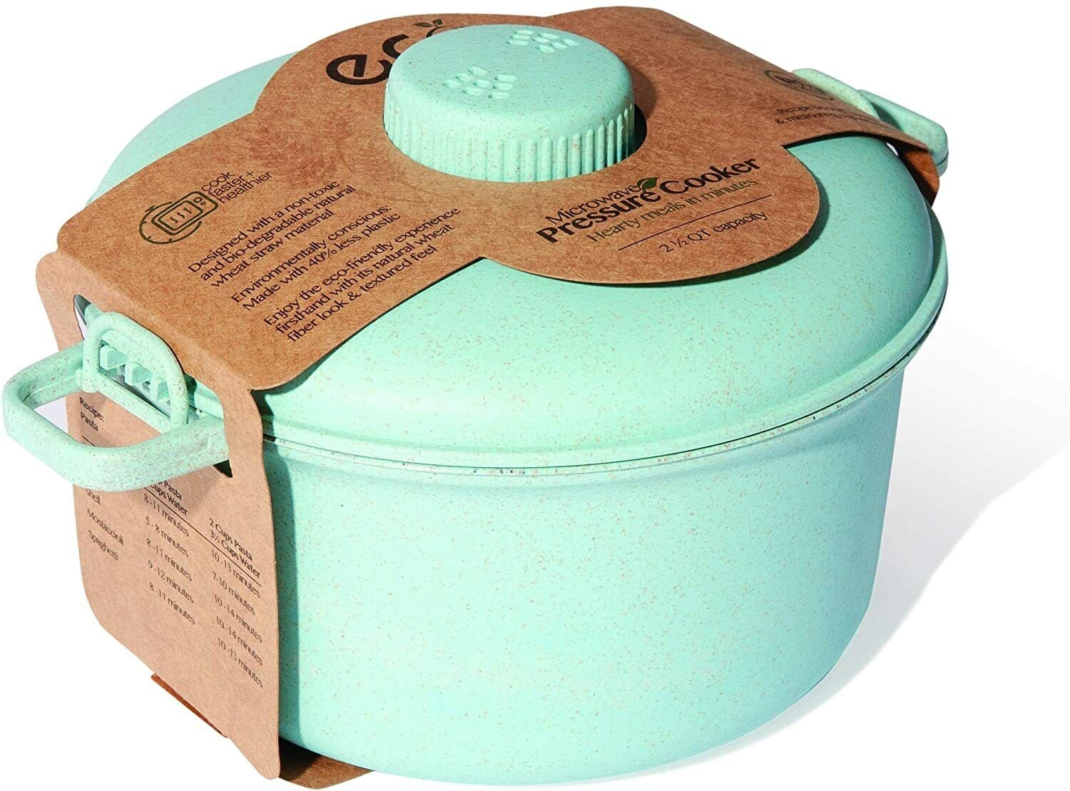 Cocina a presión de microondas ecológica material biodegradable no tóxico - Imagen 17 de 20