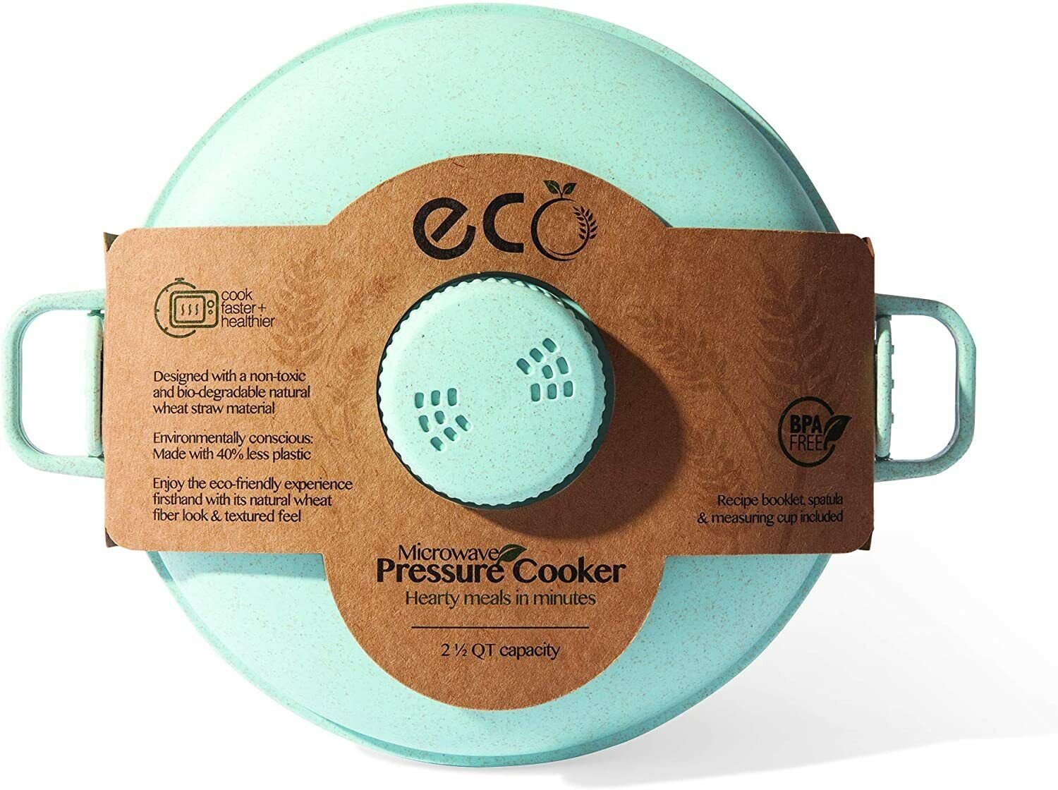Cocina a presión de microondas ecológica material biodegradable no tóxico - Imagen 18 de 20